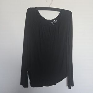 American Eagle Black Long Sleeve Top